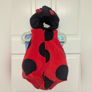 Ladybug Hooded Baby Costume